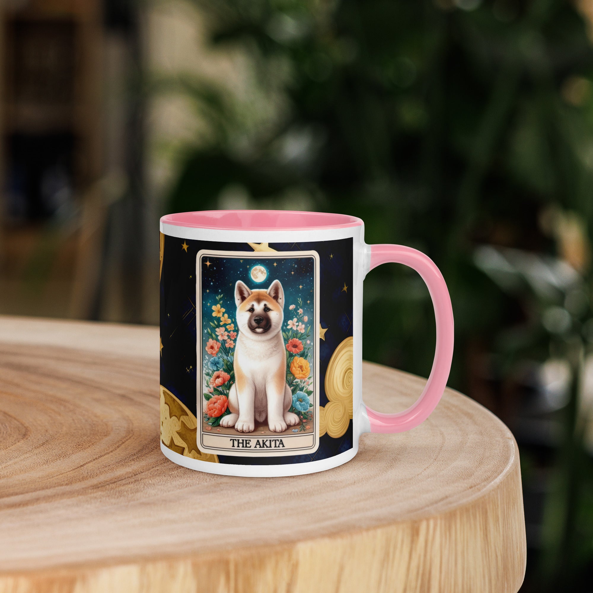 11oz Tarot Card Mug - The Akita