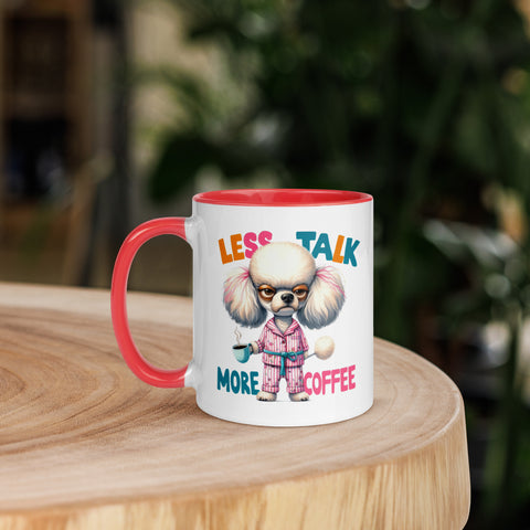 11oz Poodle Mug - Less Talk More Coffee