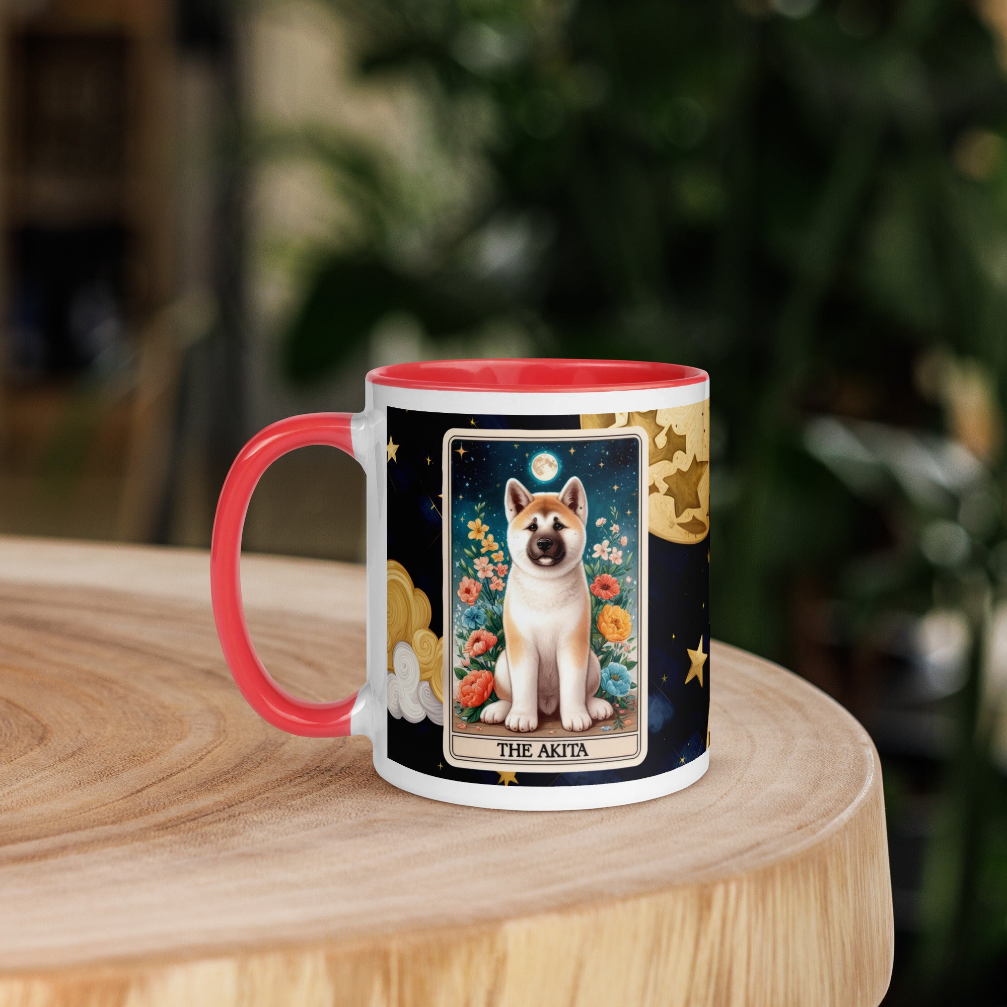 11oz Tarot Card Mug - The Akita