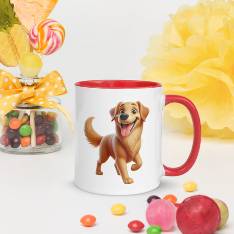 11oz Whimsical Golden Retriever Mug