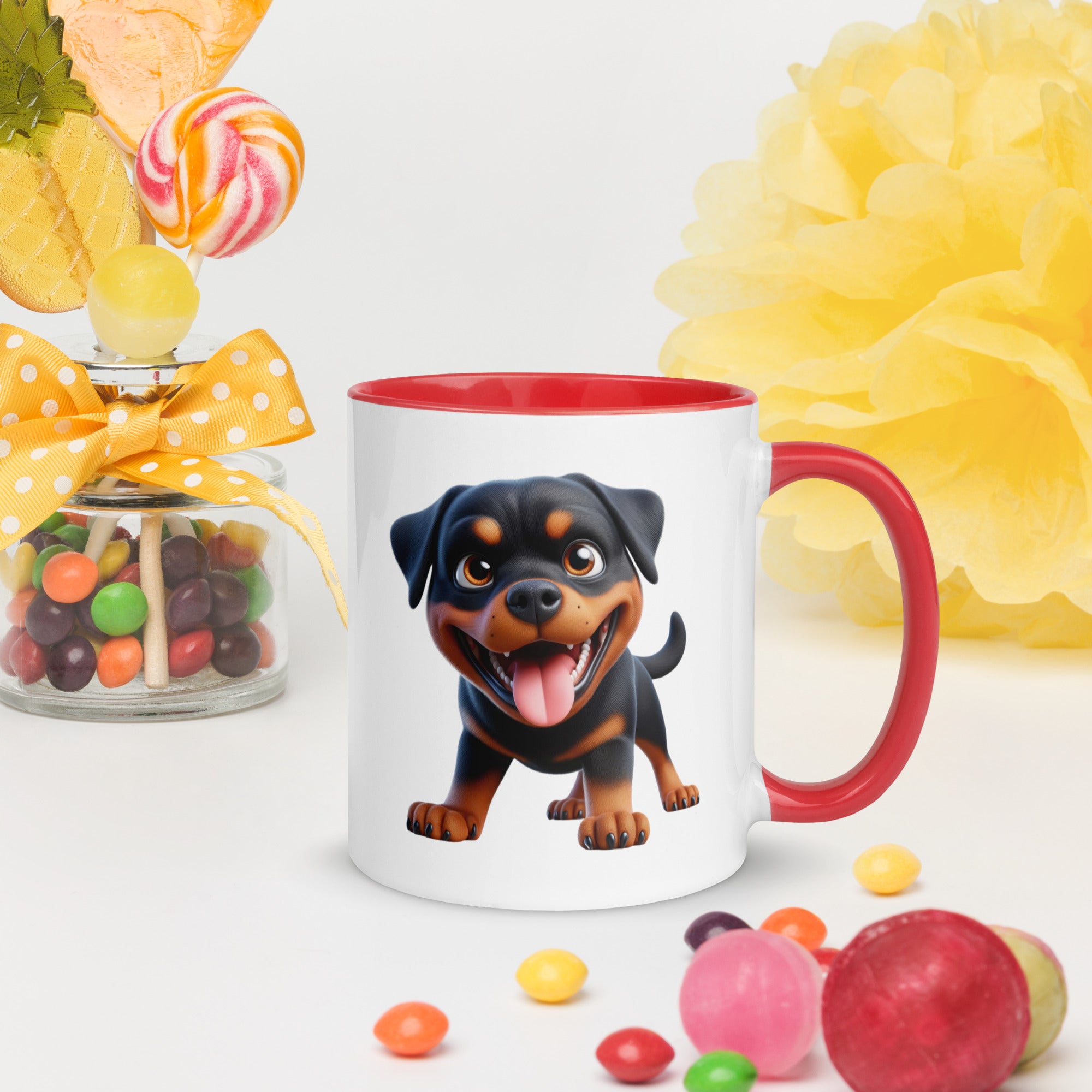 11oz Whimsical Rottweiler Mug