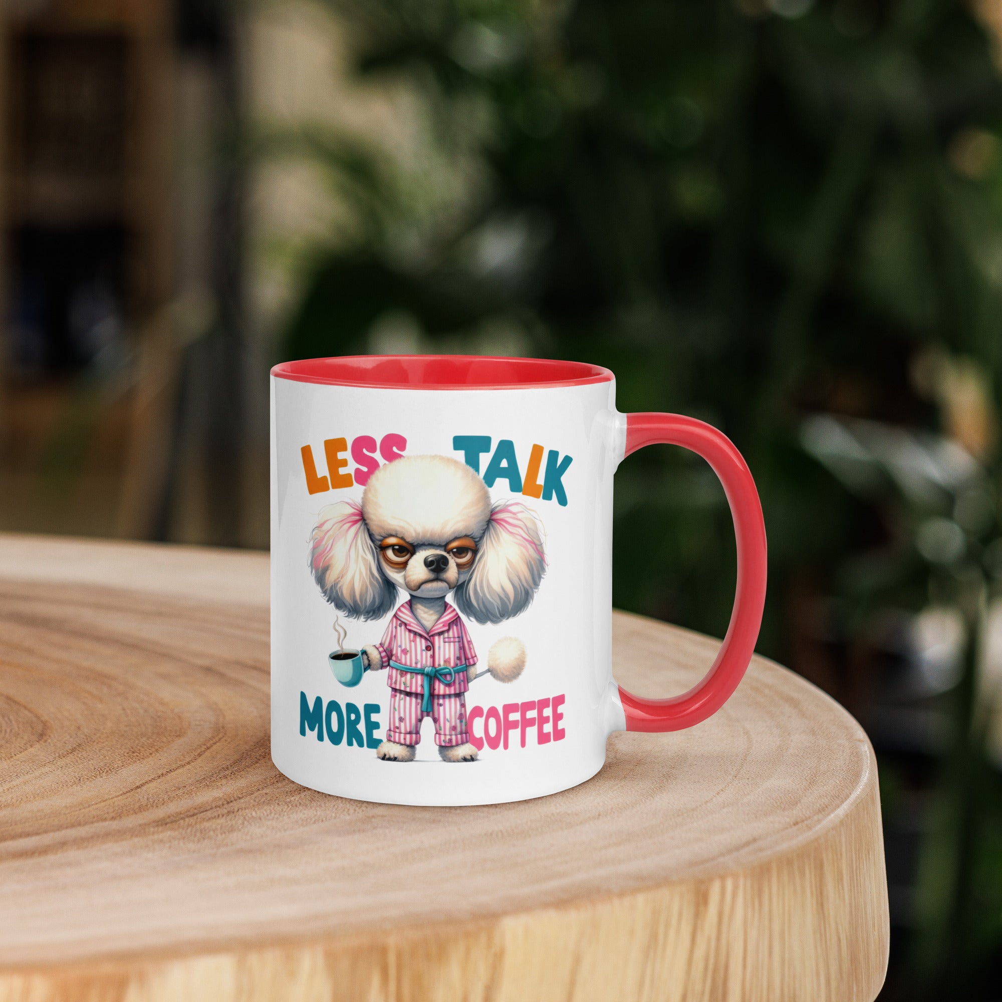 11oz Poodle Mug - Less Talk More Coffee