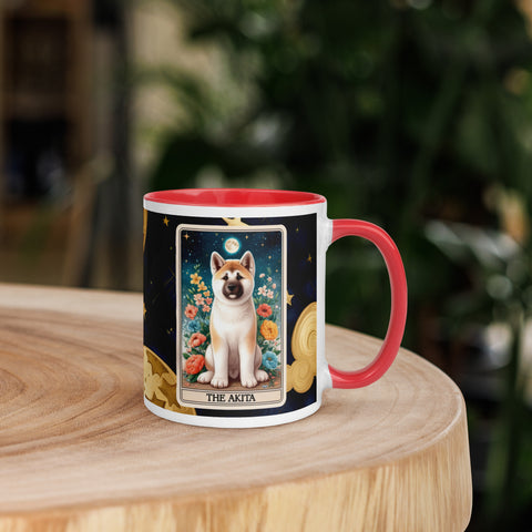 11oz Tarot Card Mug - The Akita