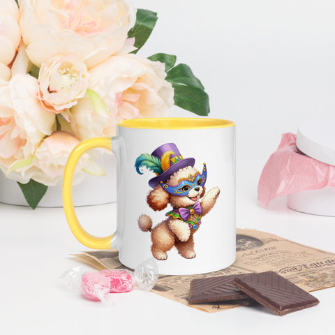 11oz Mardi Gras Poodle Mug