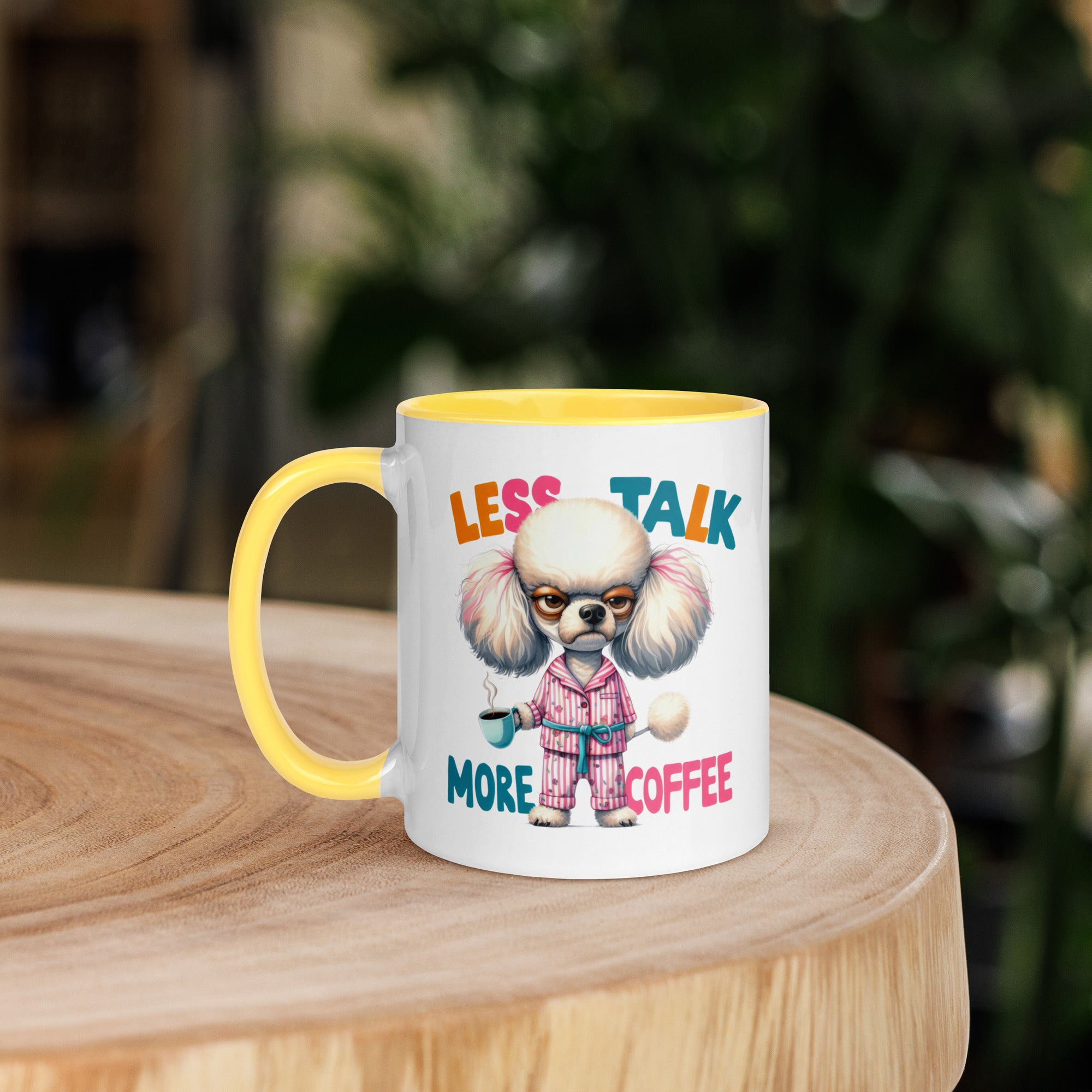 11oz Poodle Mug - Less Talk More Coffee