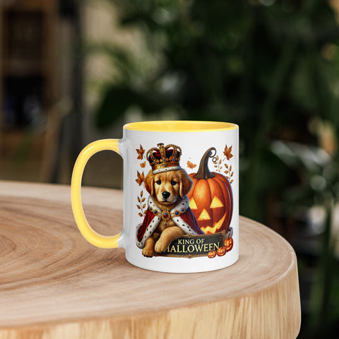 11oz Halloween Golden Retriever Mug #6