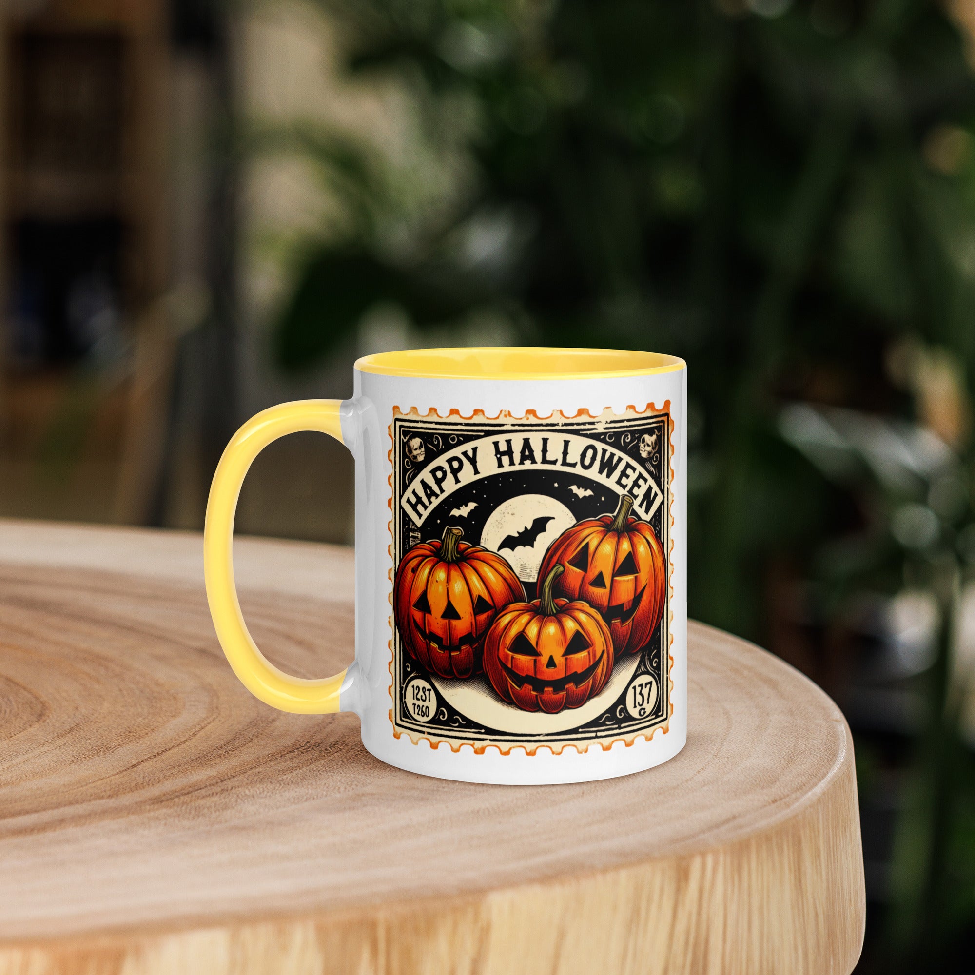 11oz Happy Halloween Ghost Golden Retriever Mug #1