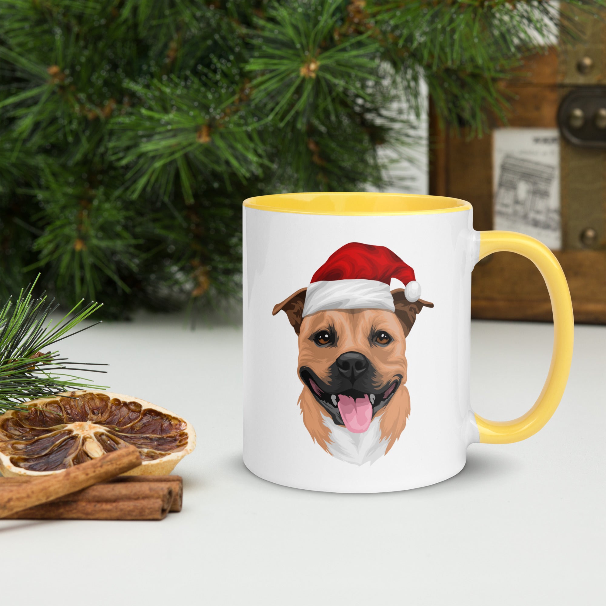 11oz Merry Christmas Staffordshire Bull Terrier Mug