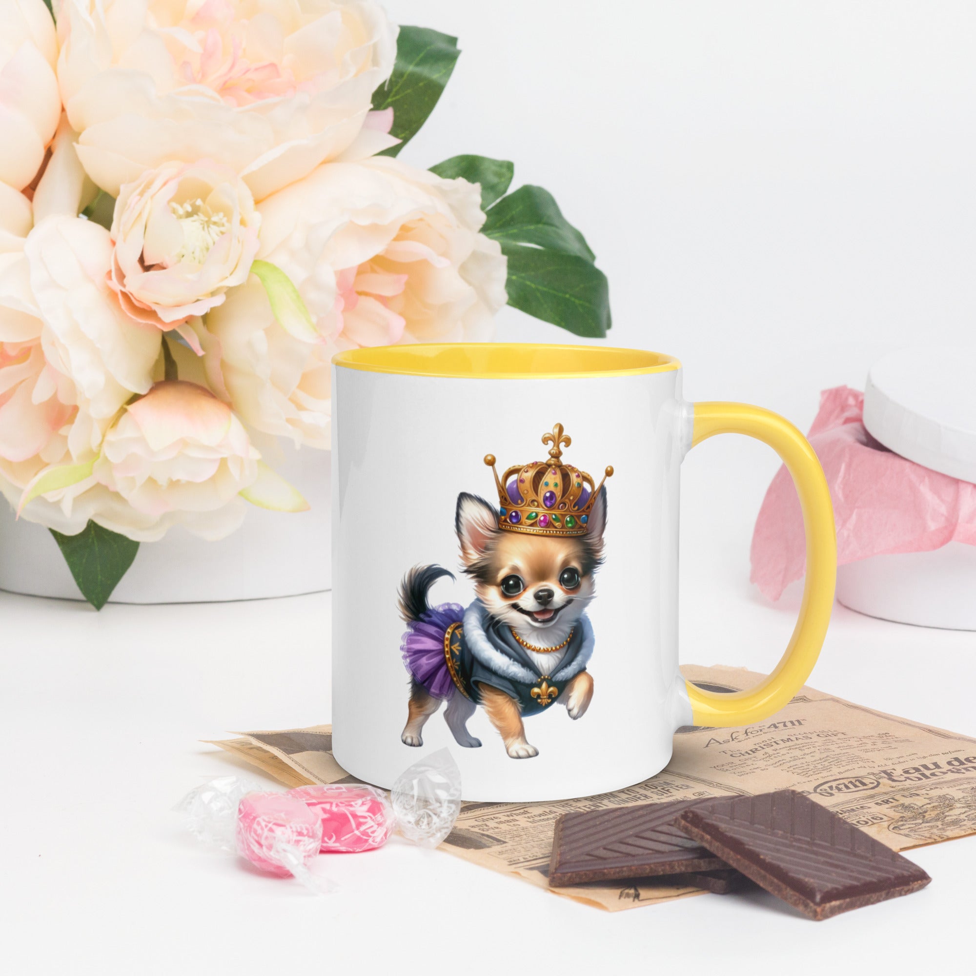 11oz Mardi Gras Chihuahua Mug