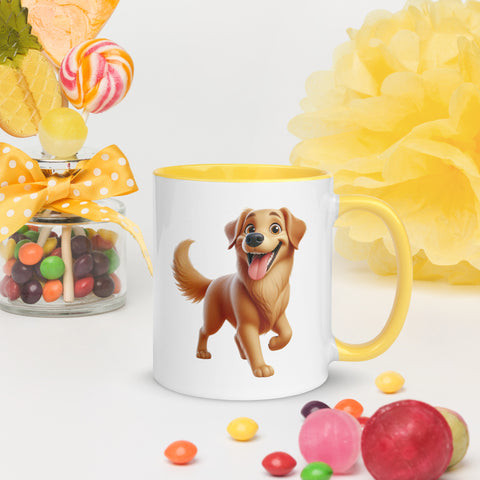 11oz Whimsical Golden Retriever Mug