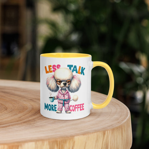 11oz Poodle Mug - Less Talk More Coffee