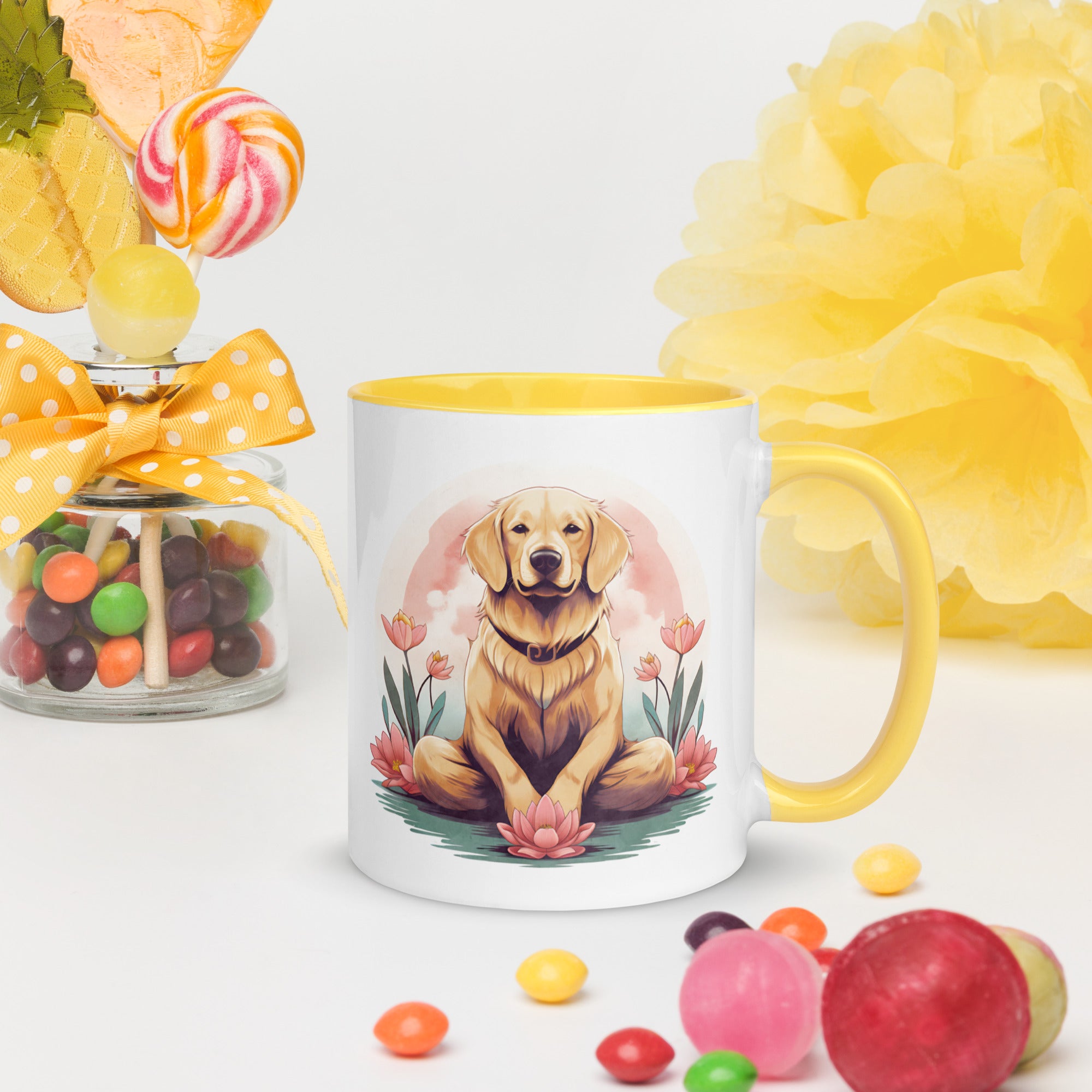 11oz Meditating Golden Retriever - Life Is Better With Dogs