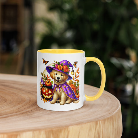 11oz Halloween Golden Retriever Mug #1